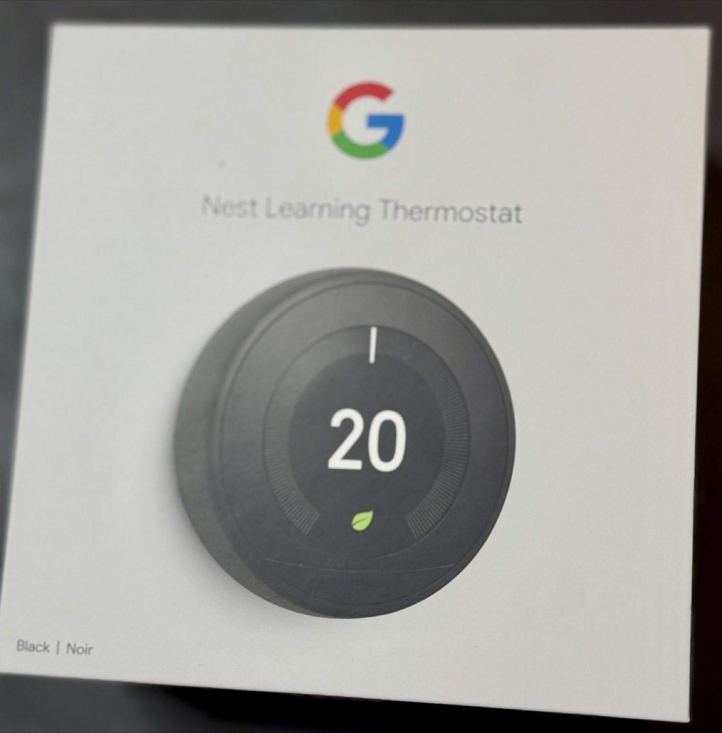 Google Nest Thermostat - Black