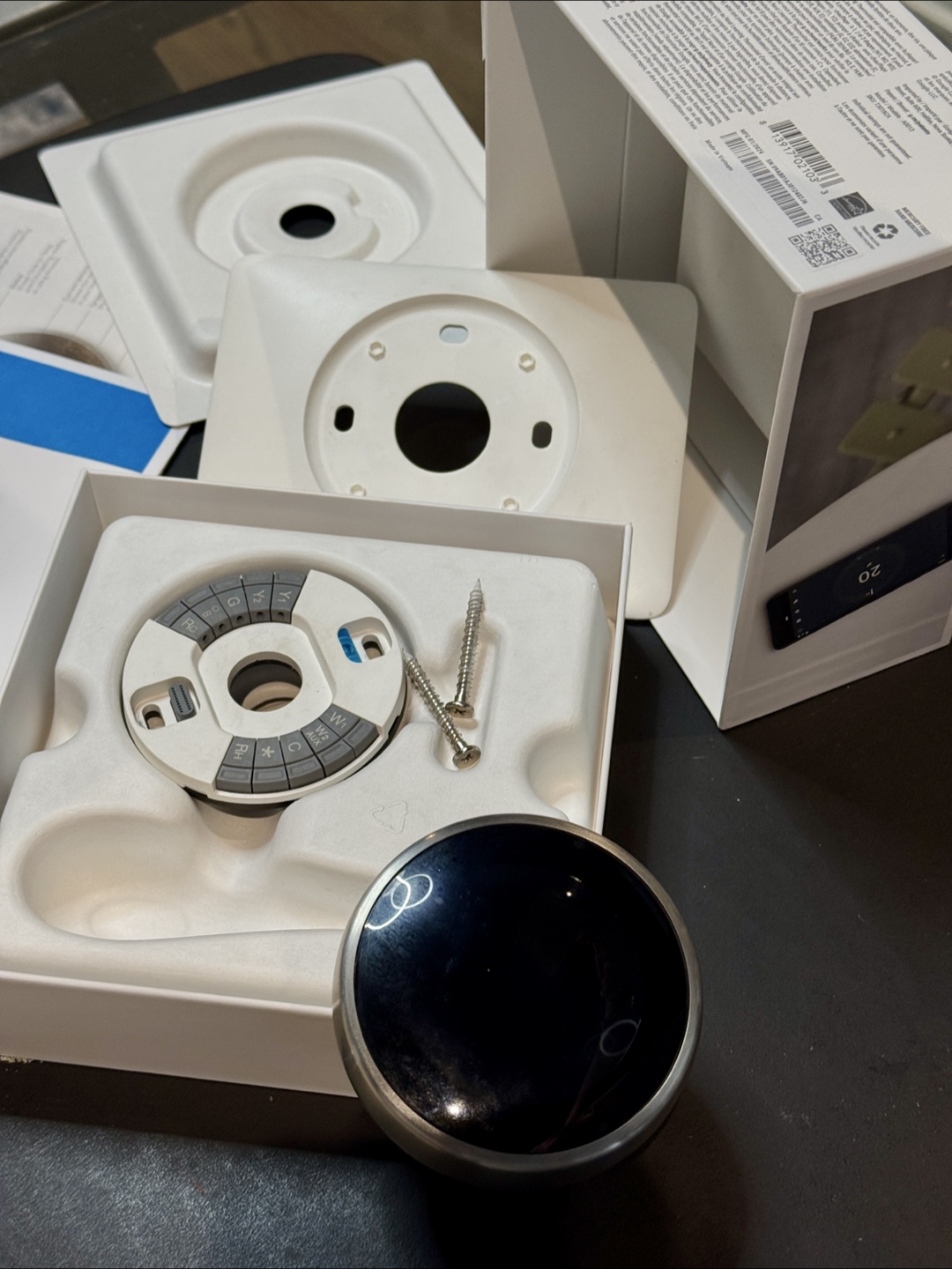 Google Nest Thermostat - Black - photo 3