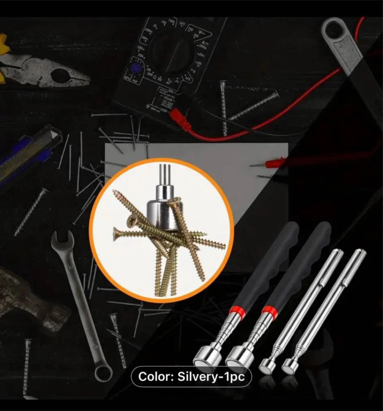 1pc Telescopic Magnetic Grabber Tool image indicator(3)