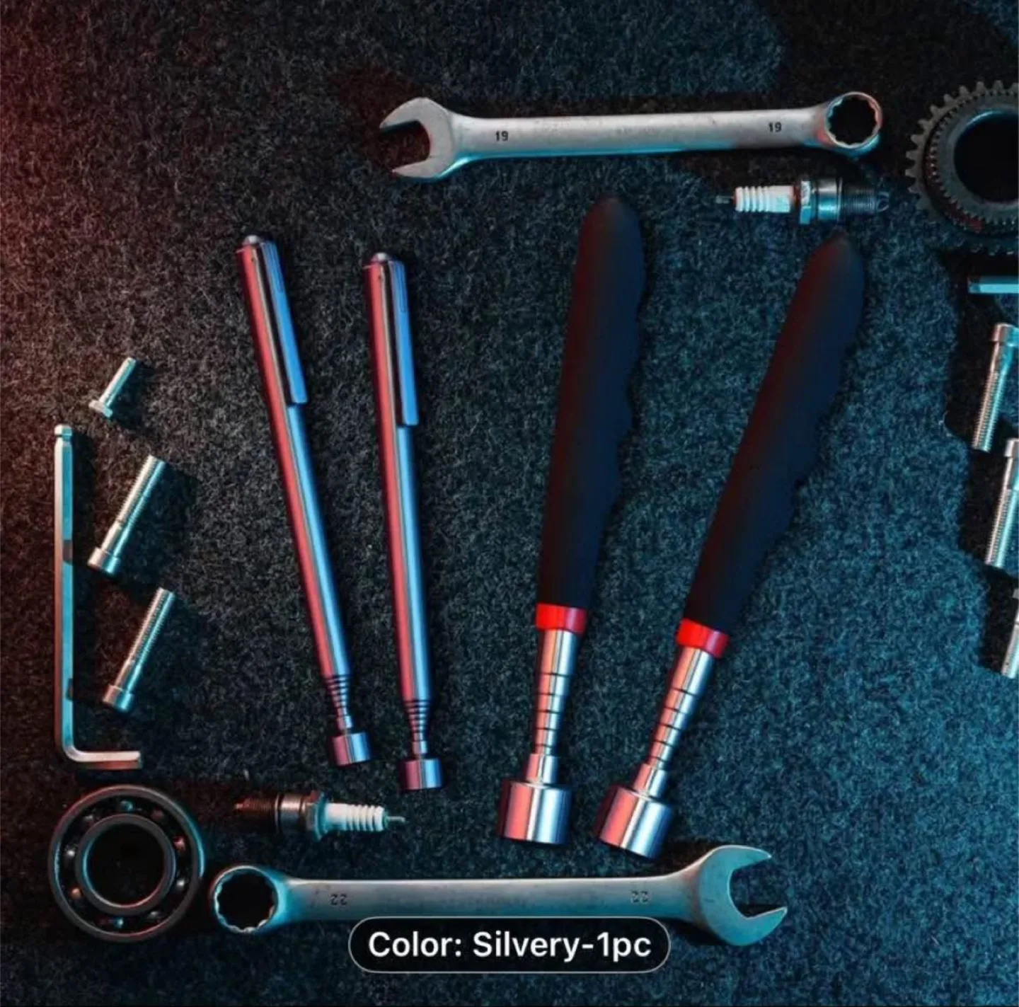 1pc Telescopic Magnetic Grabber Tool image indicator(4)