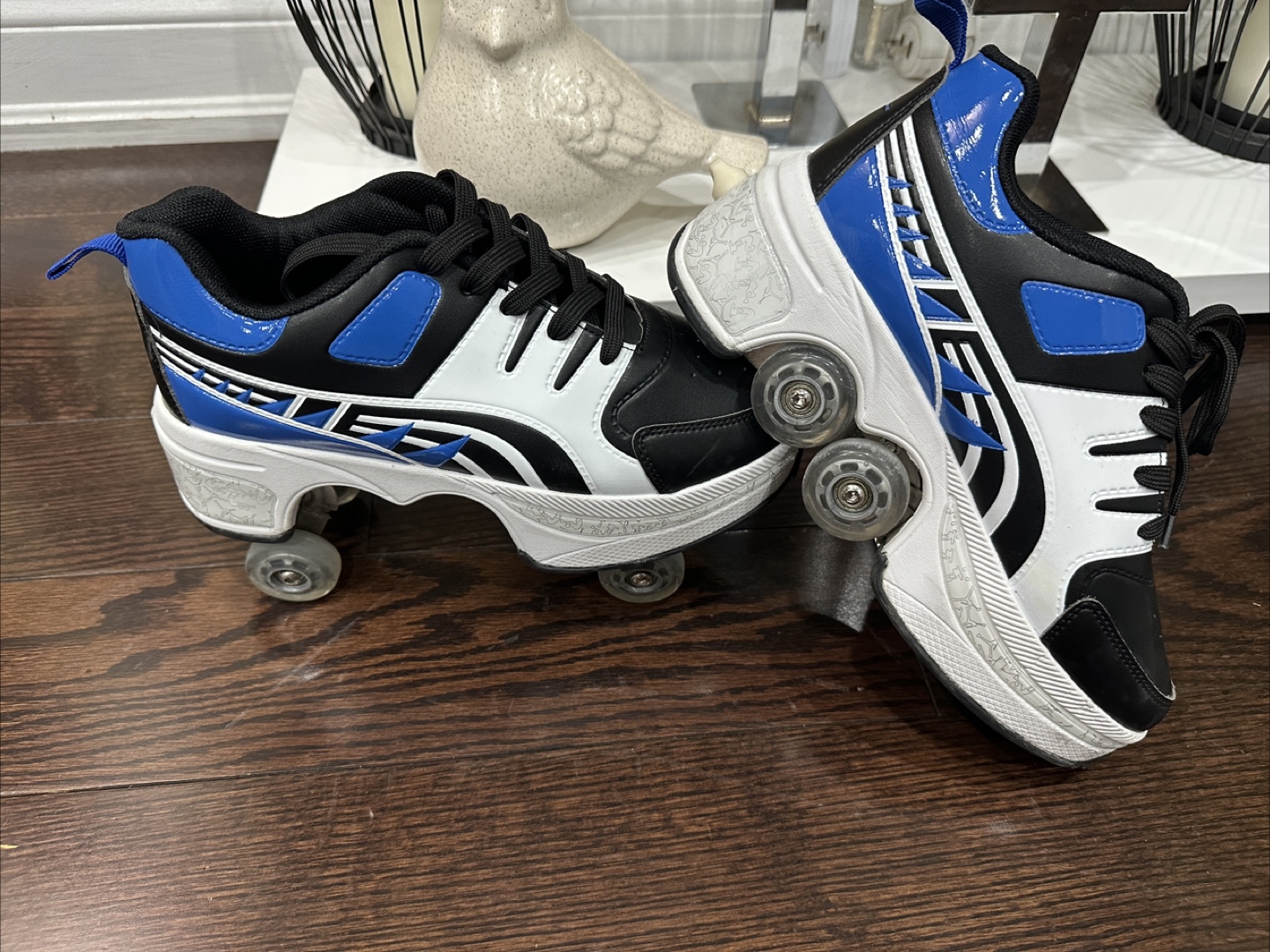 Heelys Roller Shoes - Black, White, Blue