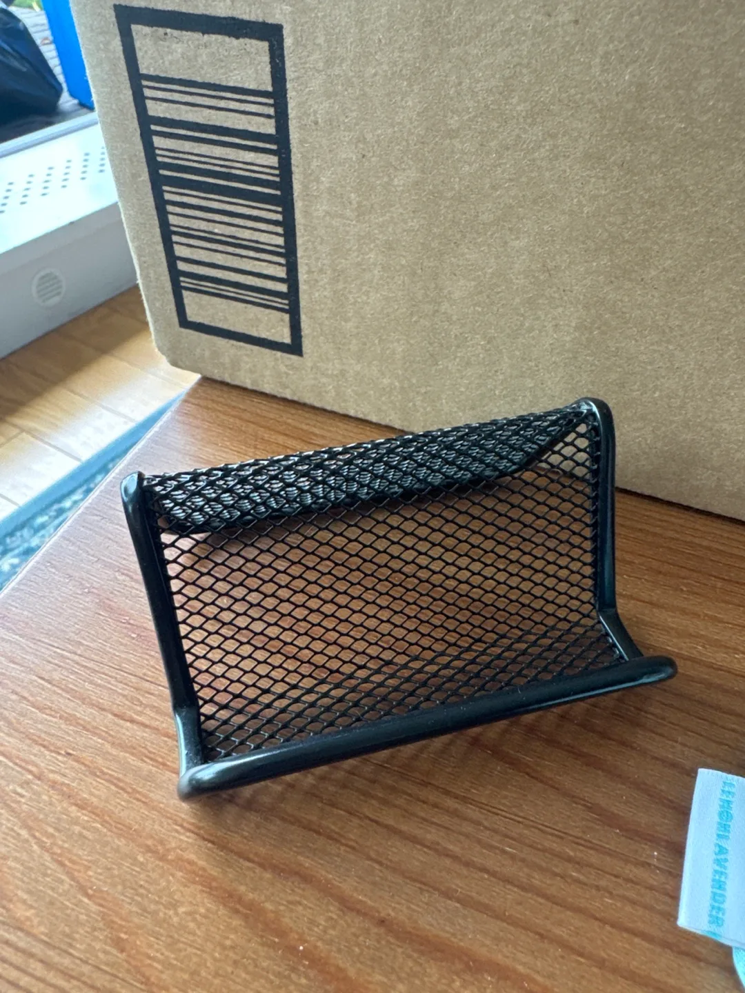 Black Mesh Business Card Holder thumbnail