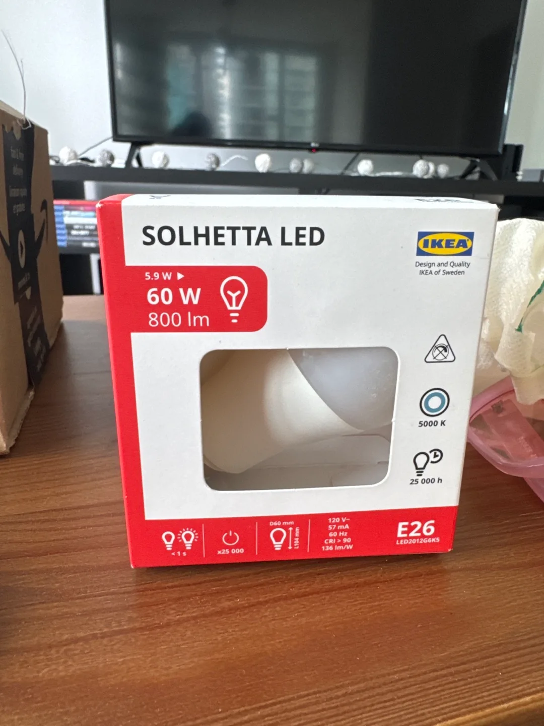 IKEA SOLHETTA LED Bulb - New! thumbnail