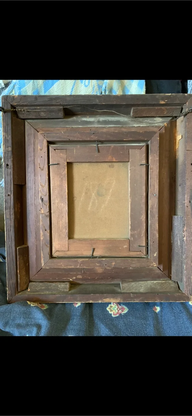 Vintage Painting of a Peasant Girl image indicator(4)