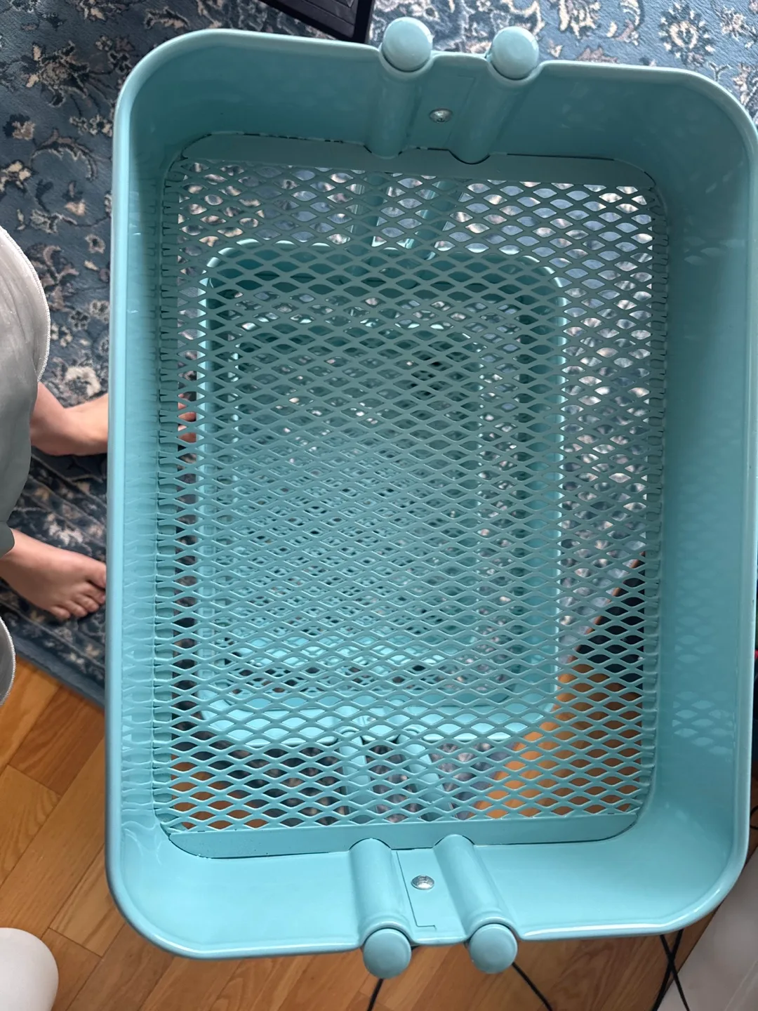IKEA Raskog Cart - Turquoise - Like New! image indicator(3)