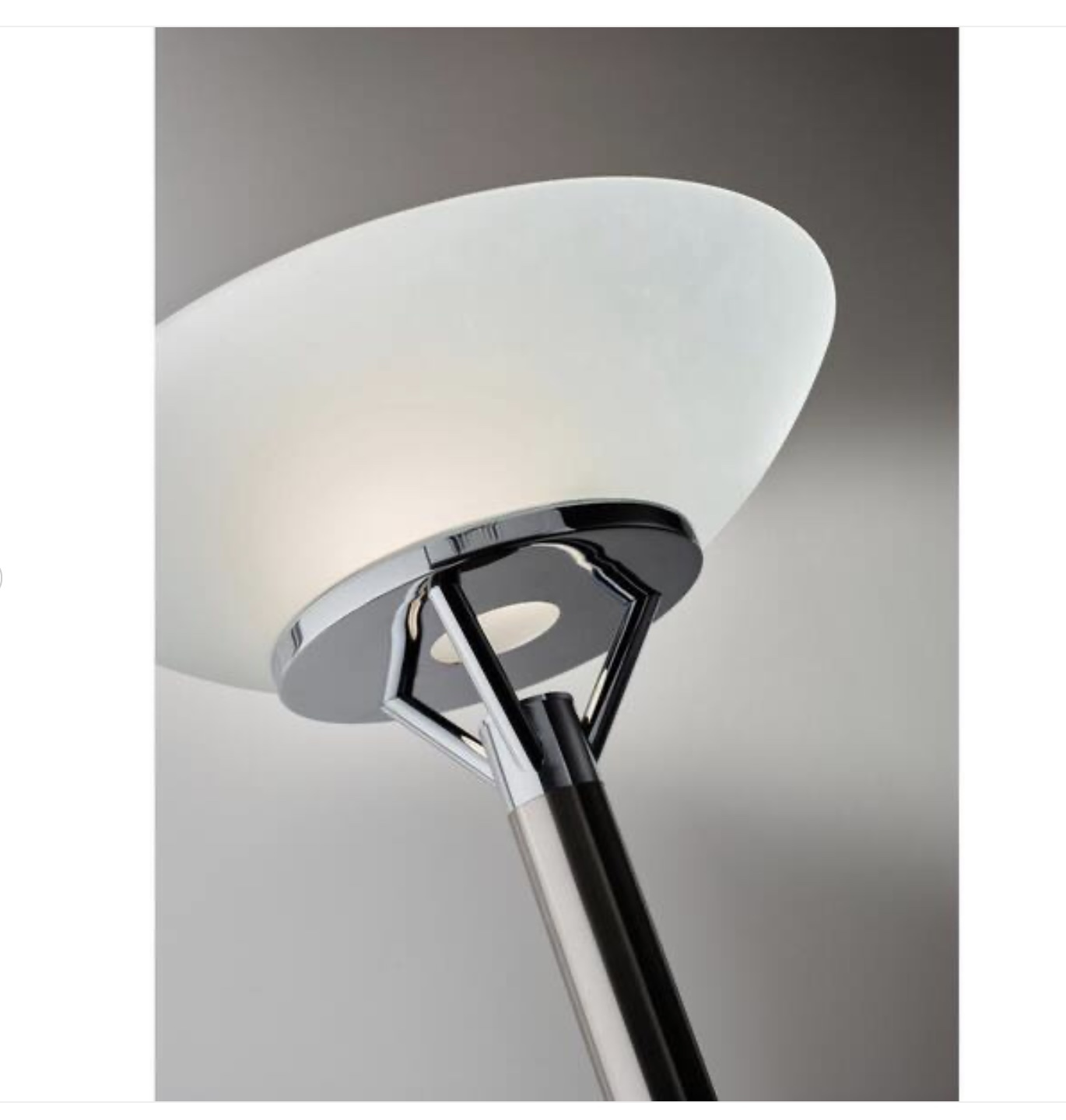 71 in Brush Steel Floor Lamp - photo 3
