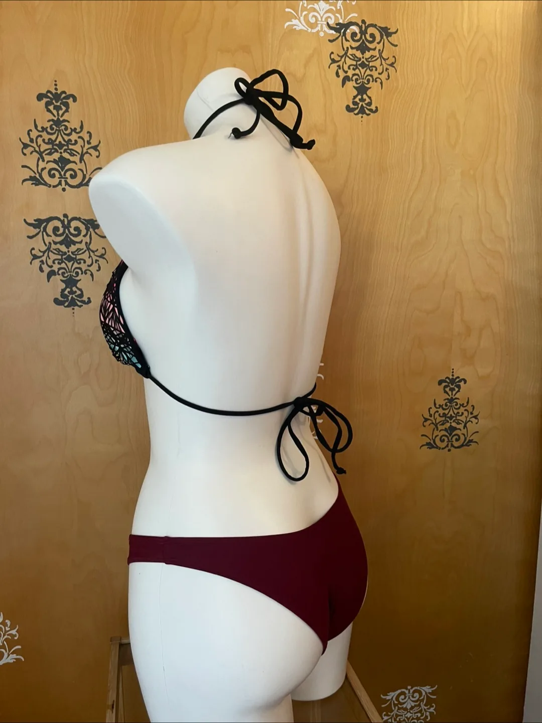 Vintage Y2K Colorful Geometric Bikini Set XS/S image indicator(6)