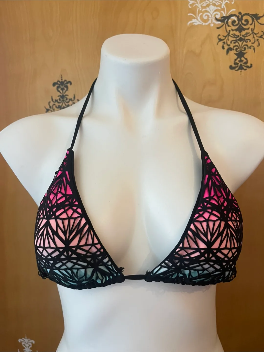 Vintage Y2K Colorful Geometric Bikini Set XS/S image indicator(7)
