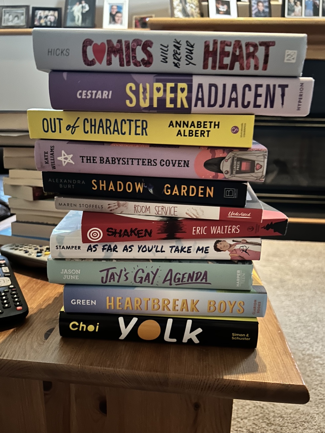 never read brand new books