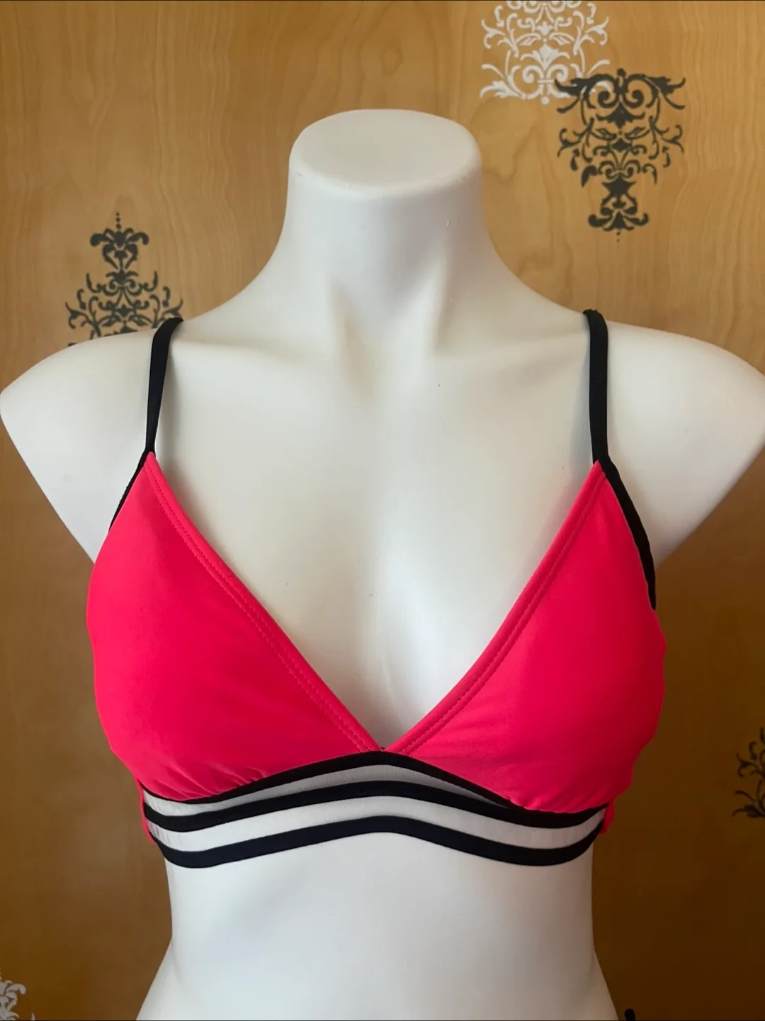 Vintage 2000s Y2K Bikini Set Neon Pink S/M image indicator(6)