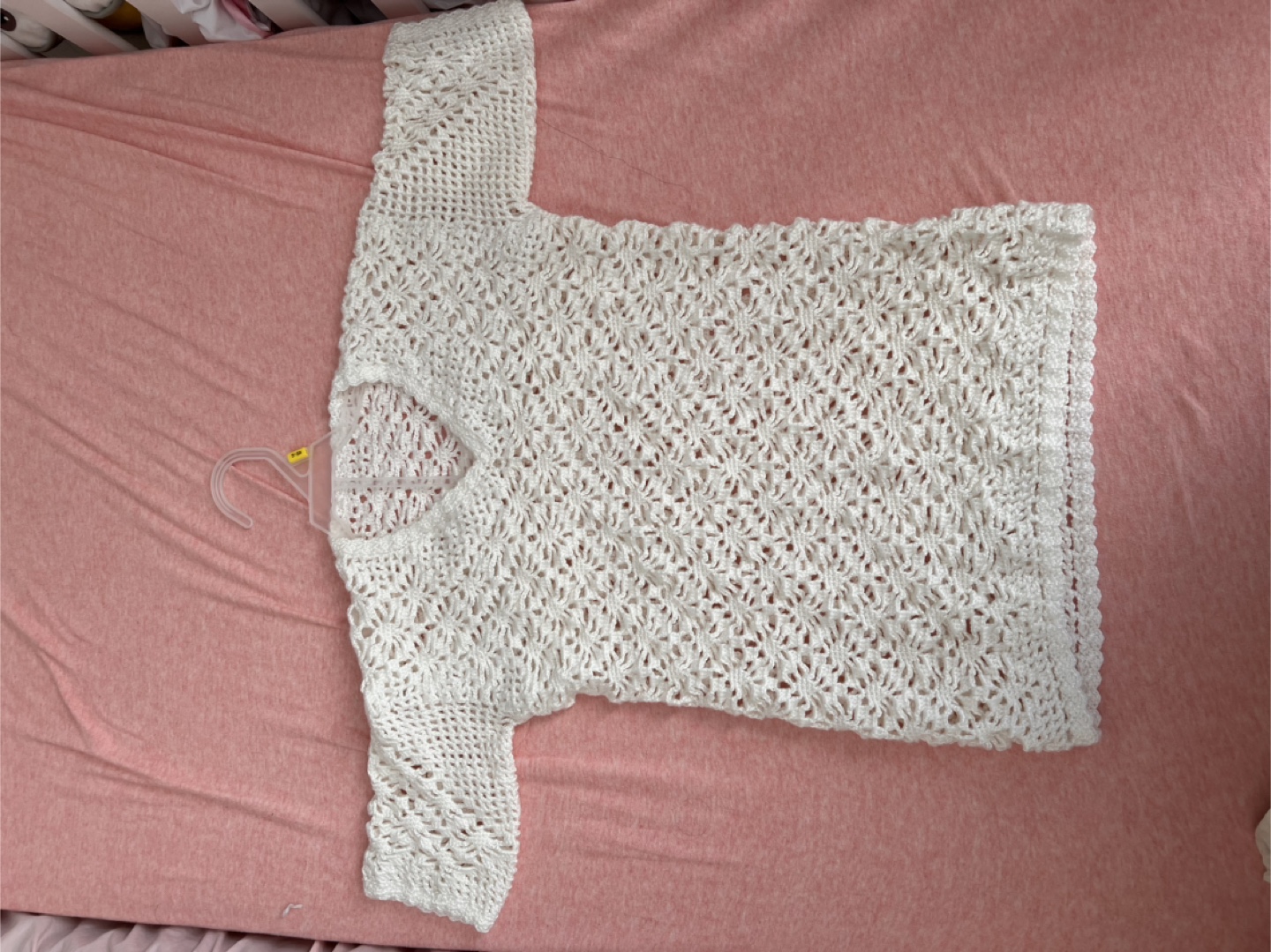 Girls Crochet Top - White