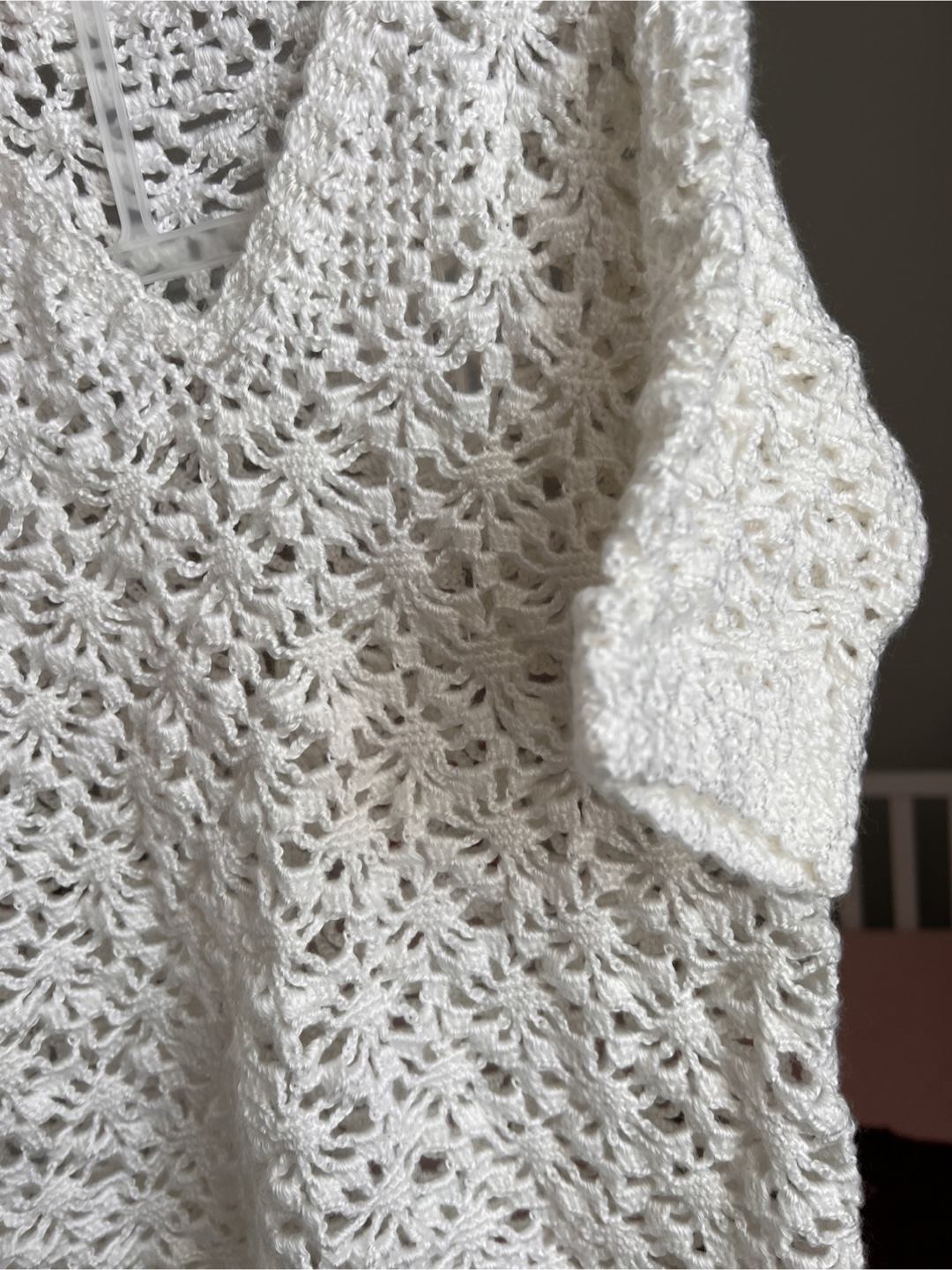 Girls Crochet Top - White - photo 3