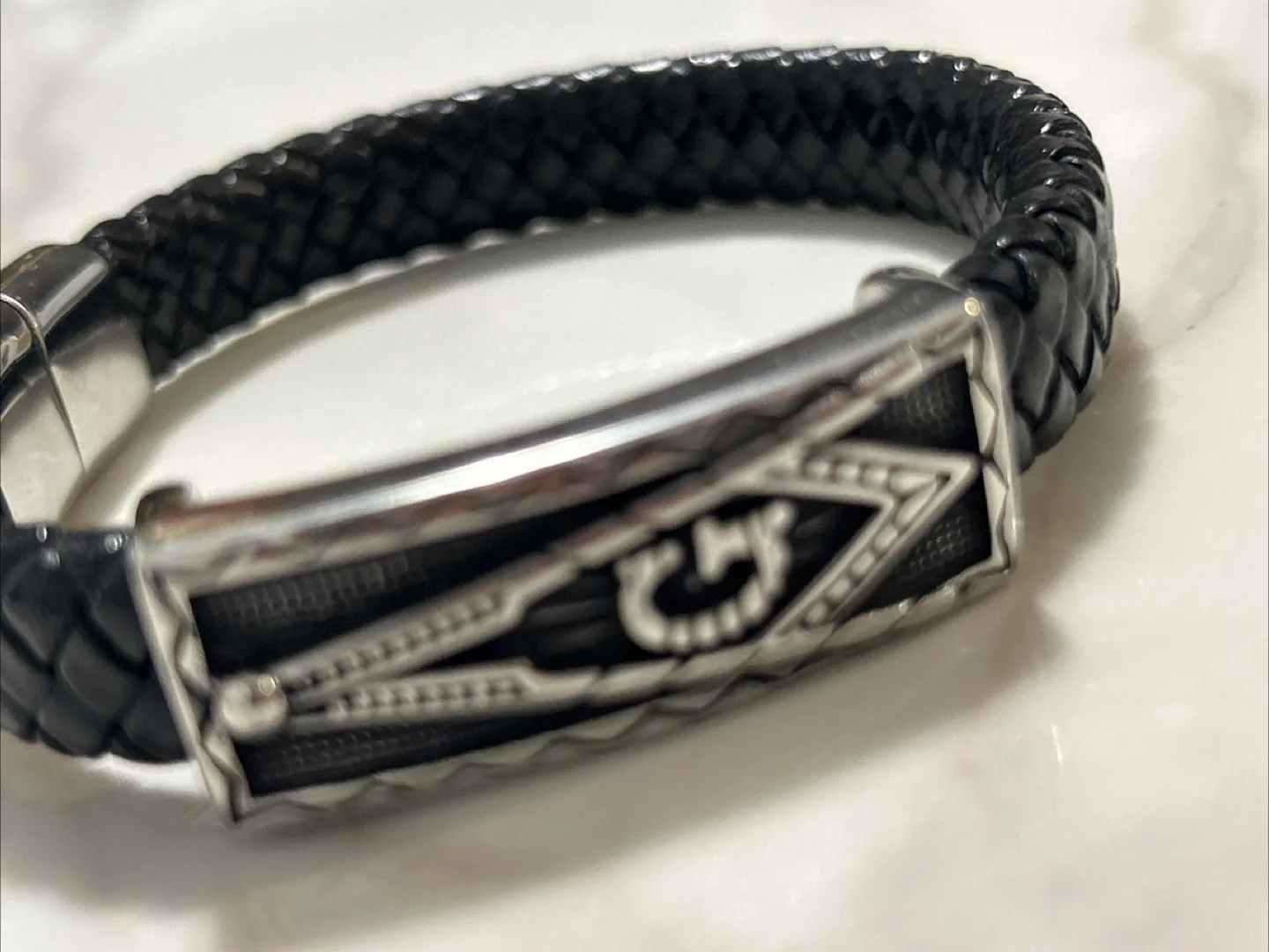 Leather Braided Bracelet thumbnail