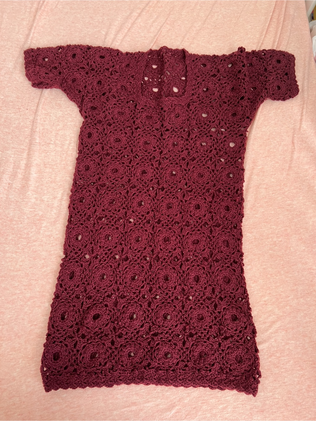Red Crochet shirt &H&M shirt 4-5 years