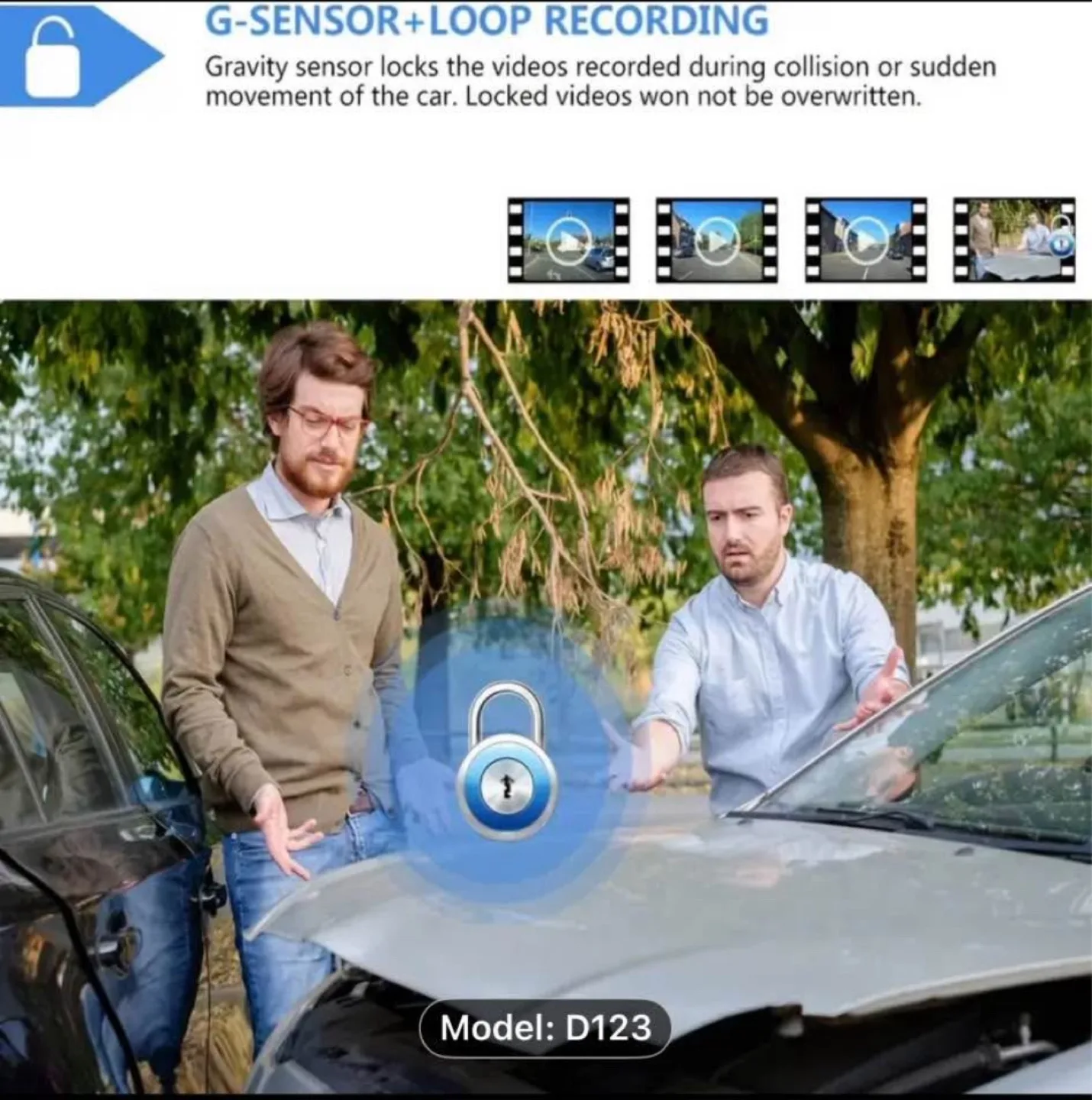 Dash Mirror with Rearview Mirror, rear camera image indicator(2)