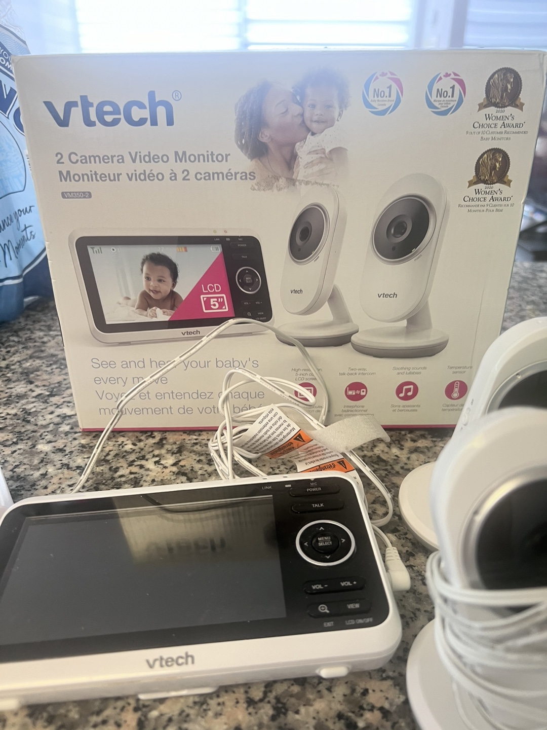 VTech VM350-2 2 Camera Video Baby Monitor - photo 4