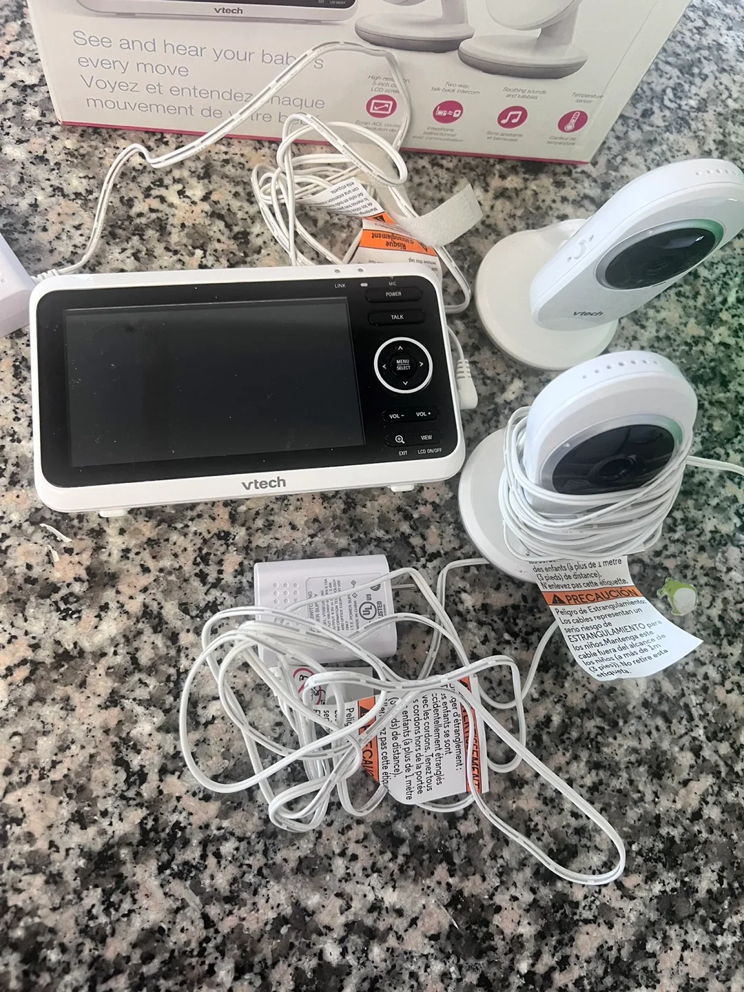 VTech VM350-2 2 Camera Video Baby Monitor image indicator(3)