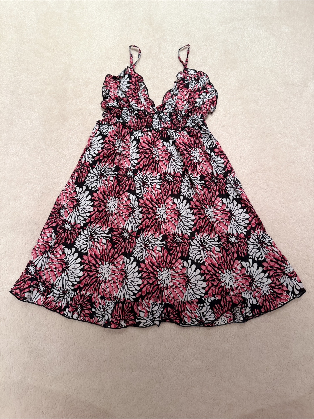 Floral Print Nightgown Dress Set - photo 3