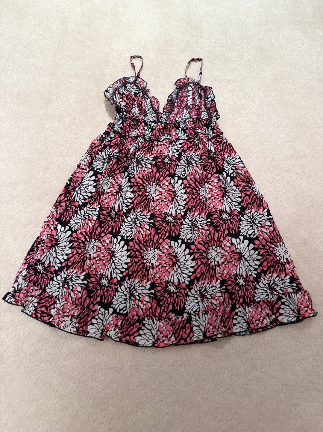 Floral Print Nightgown Dress Set - photo 4