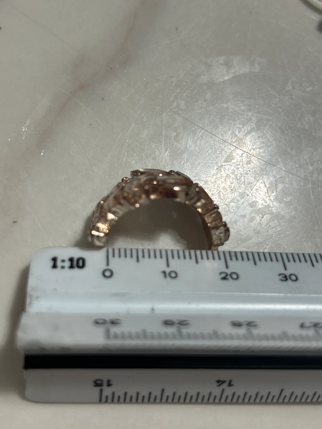 Champagne Stone Ring image indicator(3)