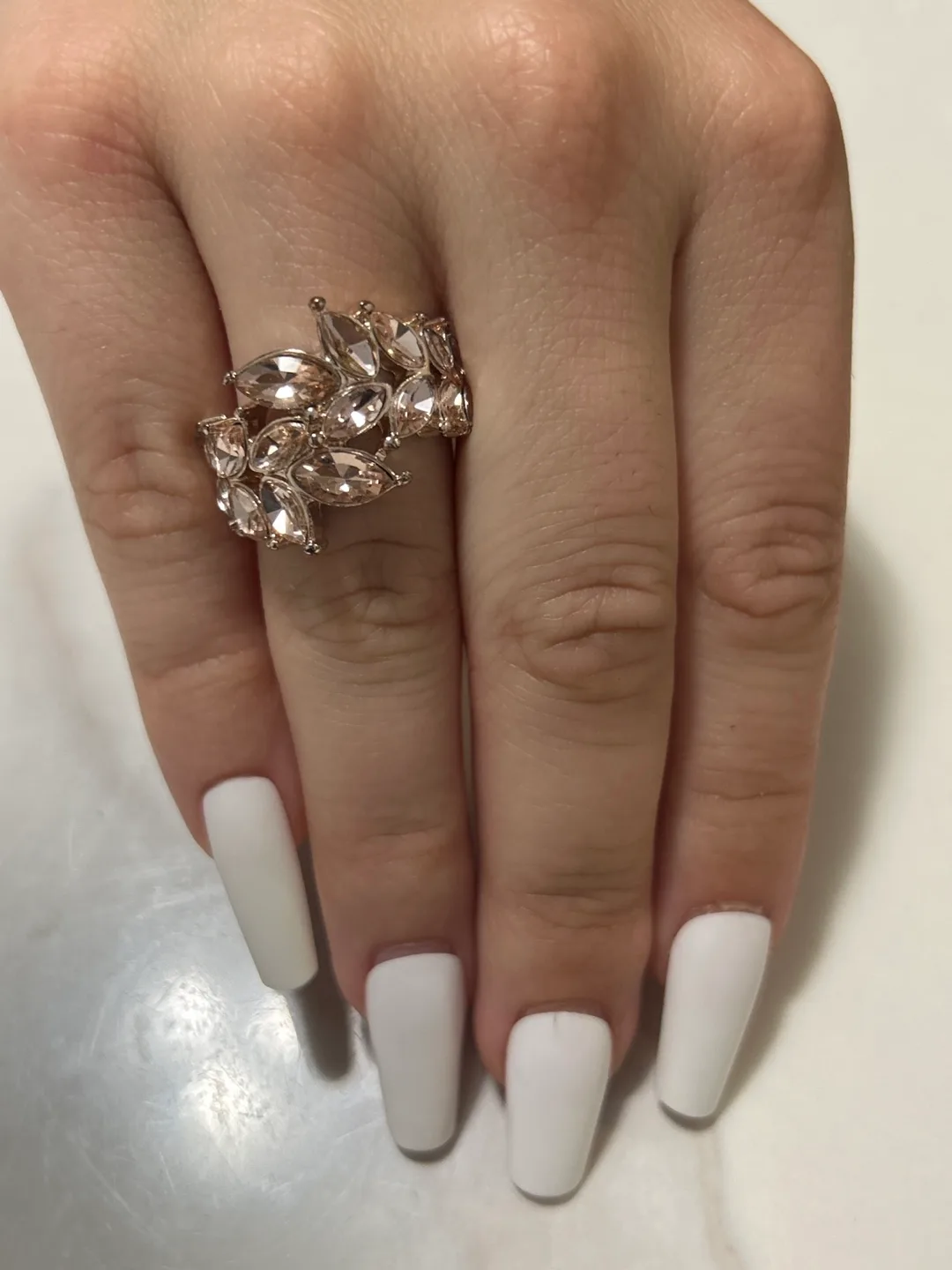 Champagne Stone Ring thumbnail