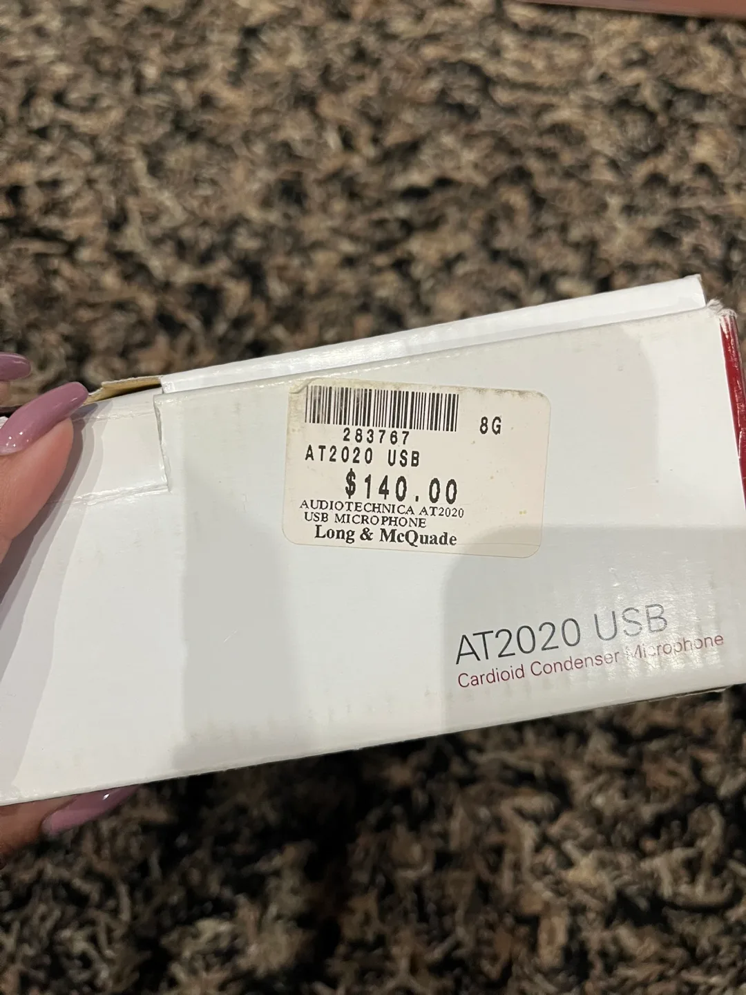 Audio-Technica AT2020 USB Cardioid Condenser Microphone image indicator(5)