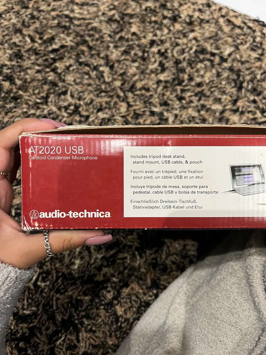 Audio-Technica AT2020 USB Cardioid Condenser Microphone image indicator(7)