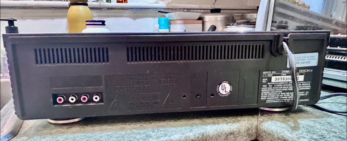 Denon DRM 540 cassette tape deck image indicator(3)