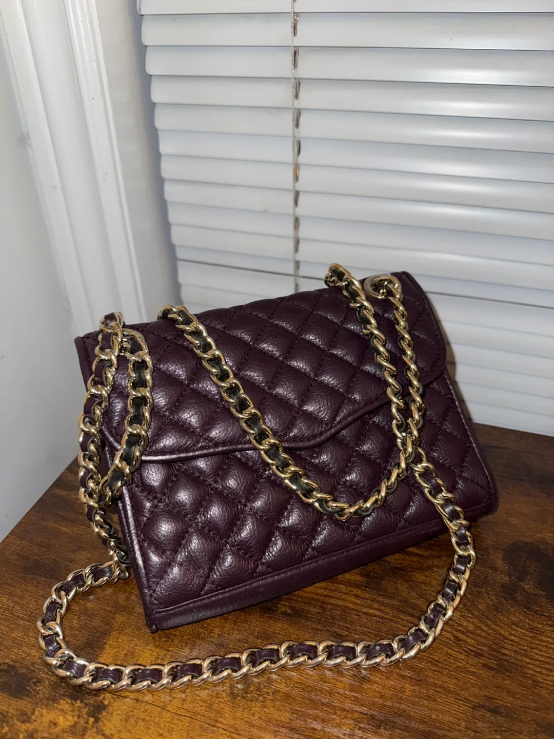 Rebecca Minkoff Purple Leather Crossbody Bag thumbnail