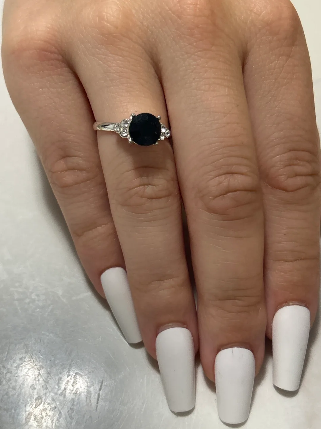 Black Stone Ring thumbnail