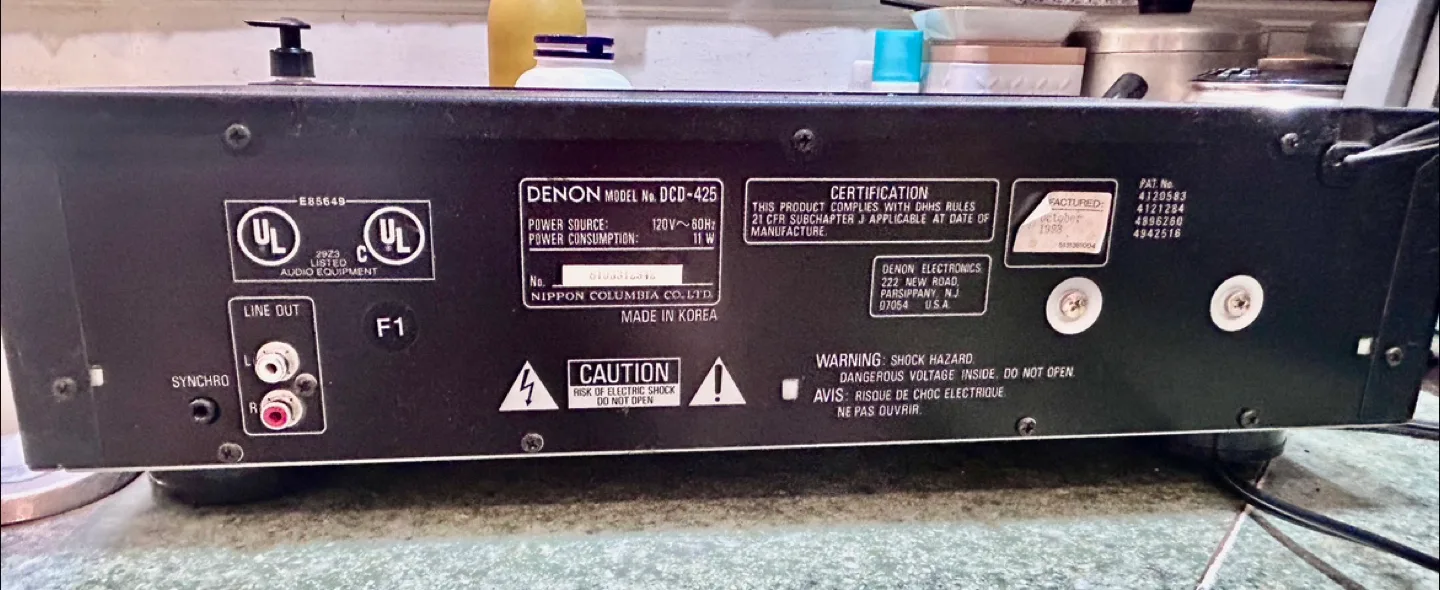 Denon CD Player image indicator(3)