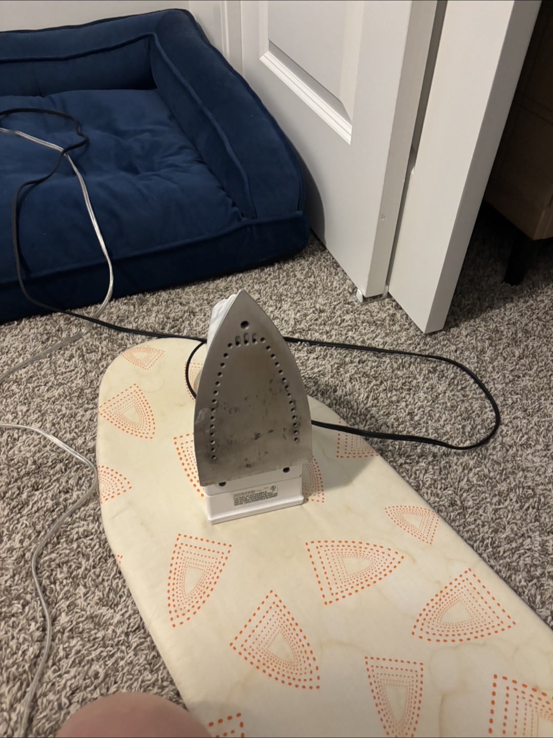 White Iron and Ironing Board - photo 2