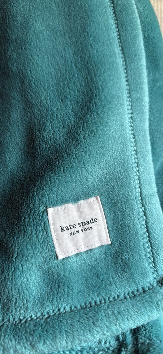Kate Spade Queen Blanket, Teal - photo 2