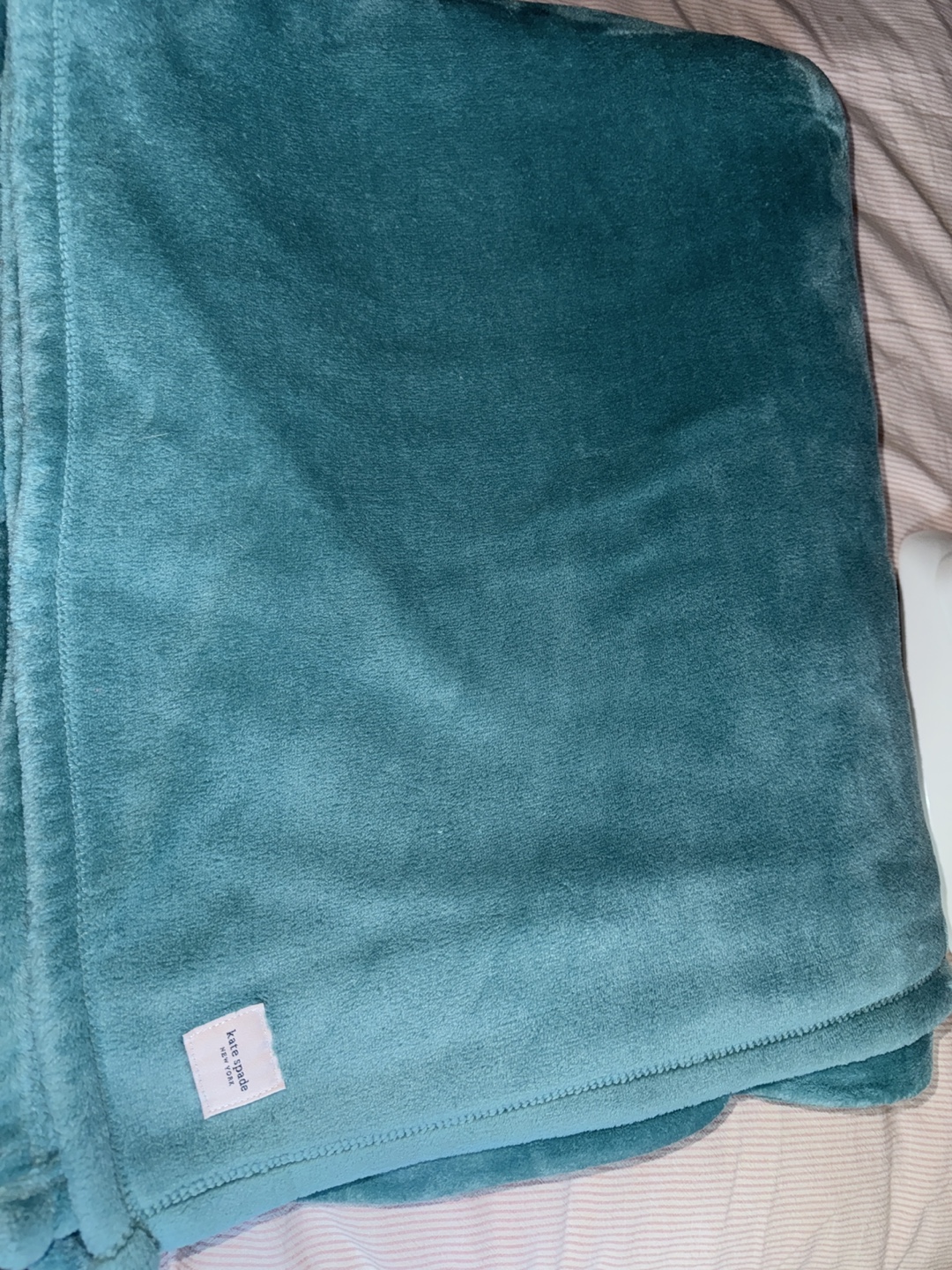 Kate Spade Queen Blanket, Teal
