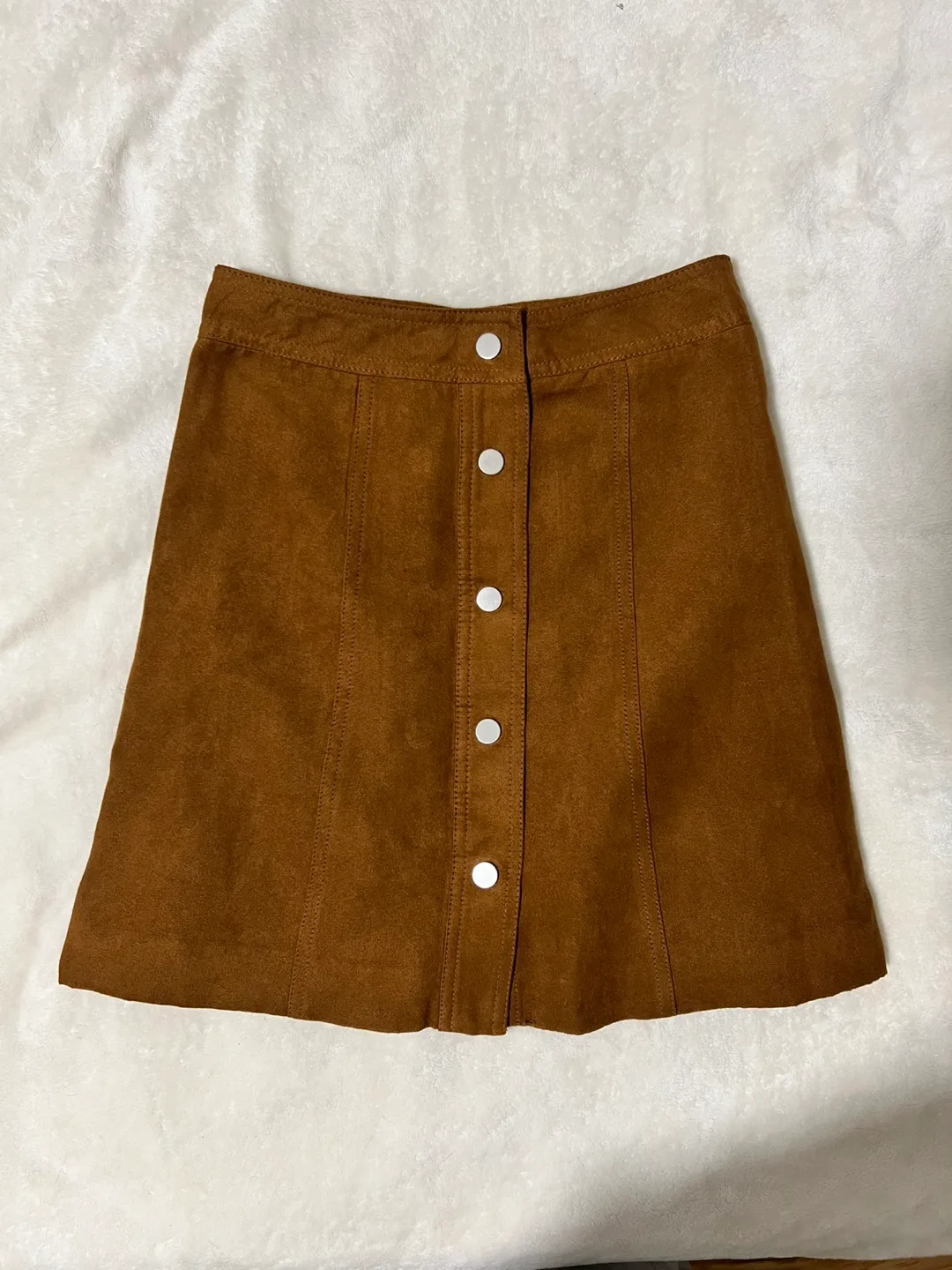 H&M Divided Brown Skirt - Size 0 thumbnail