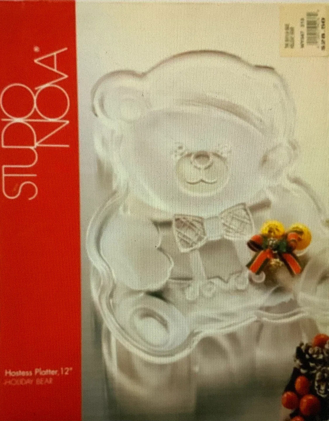 Studio Nova Holiday Bear Hostess Platter 12" thumbnail