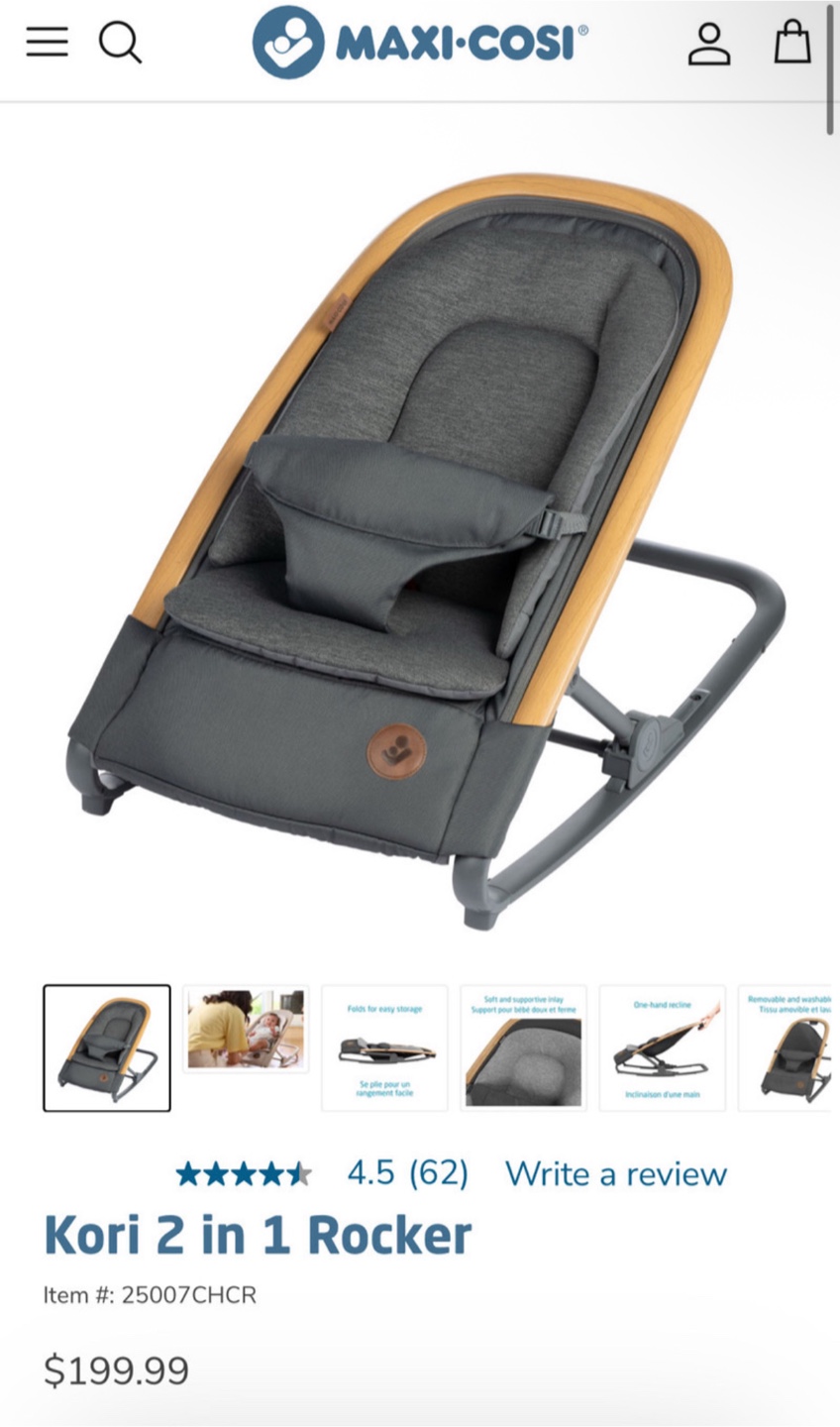 Maxi-Cosi Kori 2-in-1 Rocker - Classic Graphite - photo 5