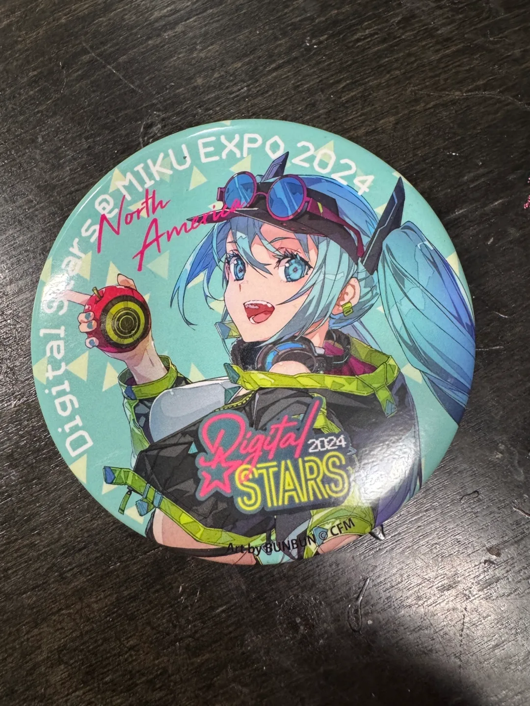 Digital stars 2024 Hatsune Miku button pin
