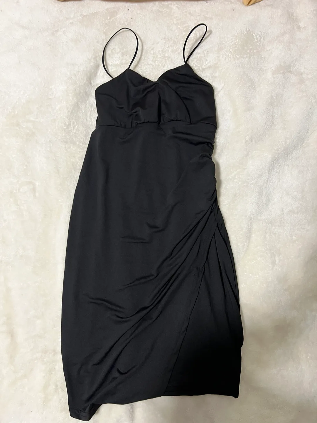 Black Spaghetti Strap Dress - Size S thumbnail