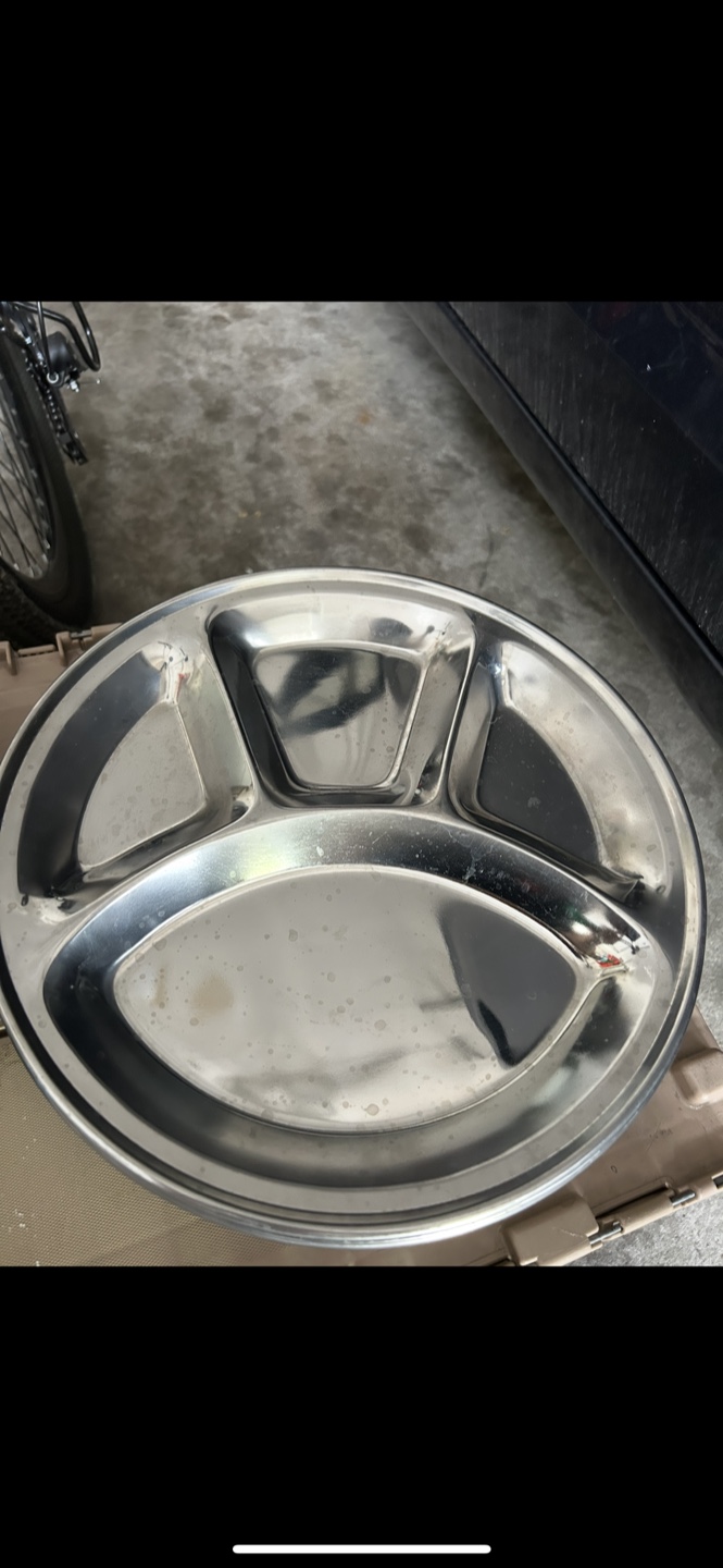 Stainless Steel Food plates