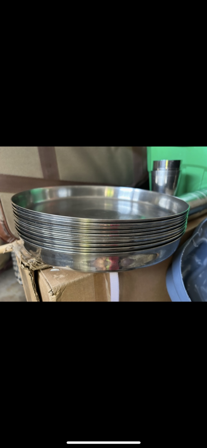 Stainless Steel Food plates - photo 4