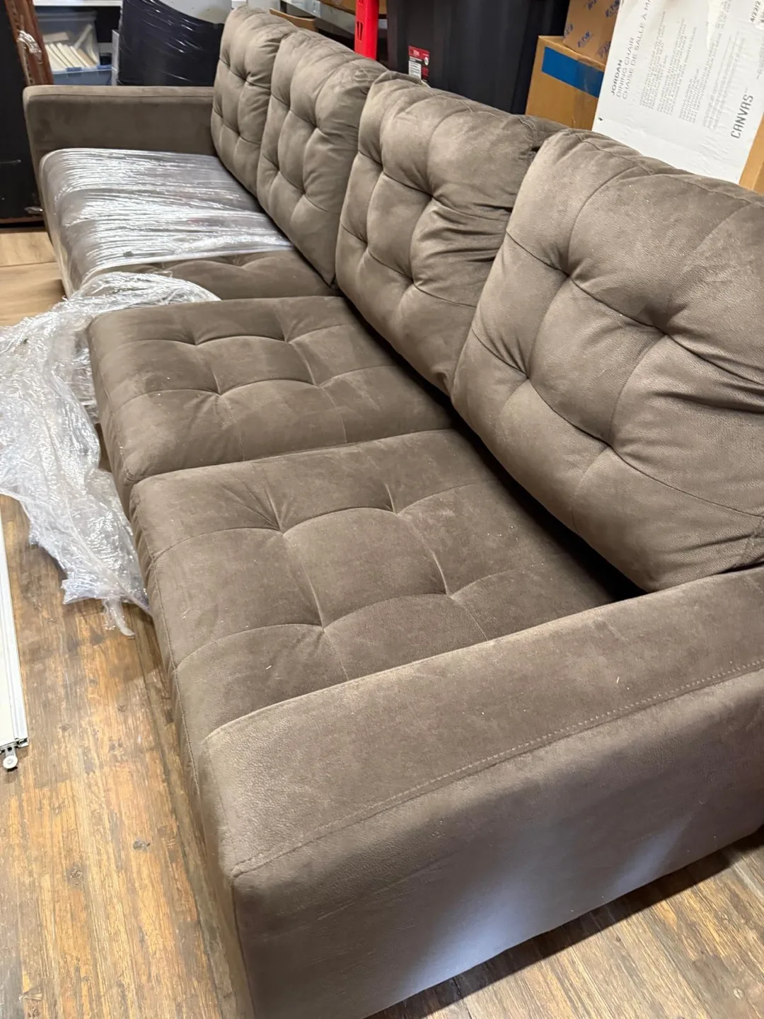 Brown Sofa that was used in home staging image indicator(7)