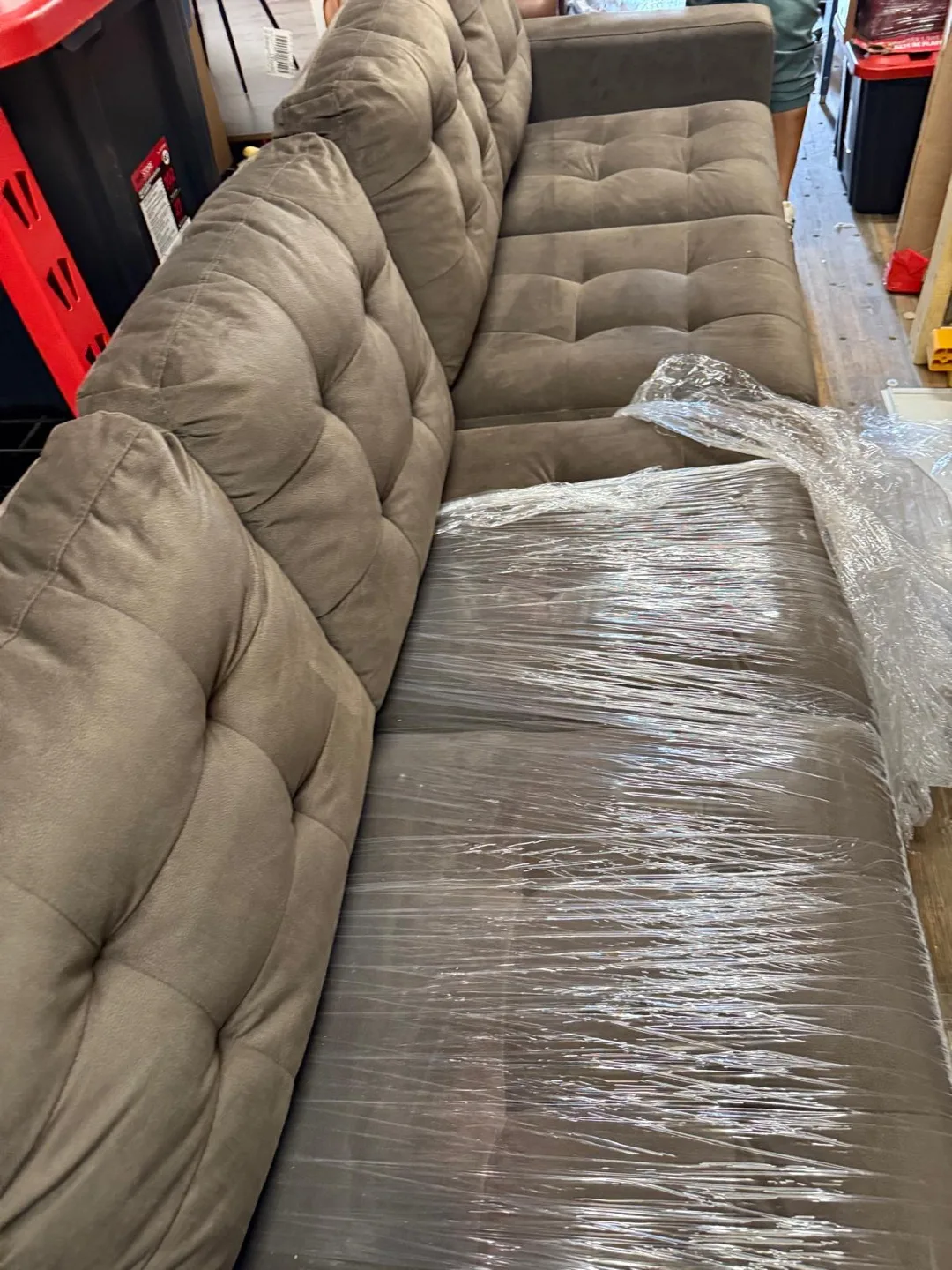 Brown Sofa that was used in home staging image indicator(8)