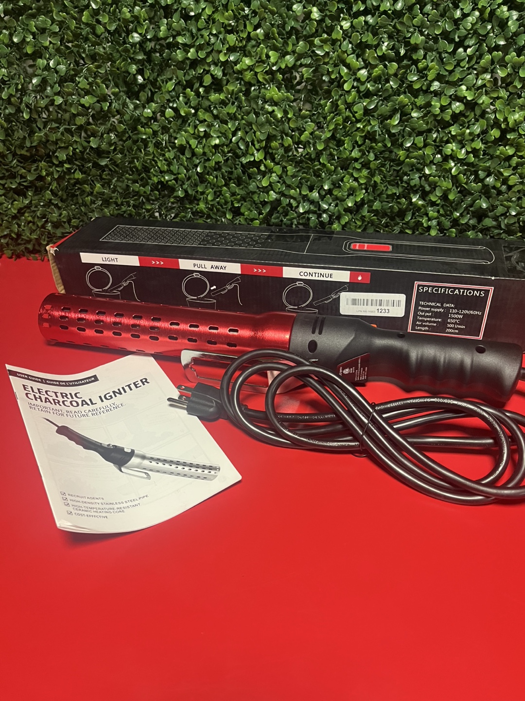 Electric Charcoal Igniter BBQ Lighter - photo 5