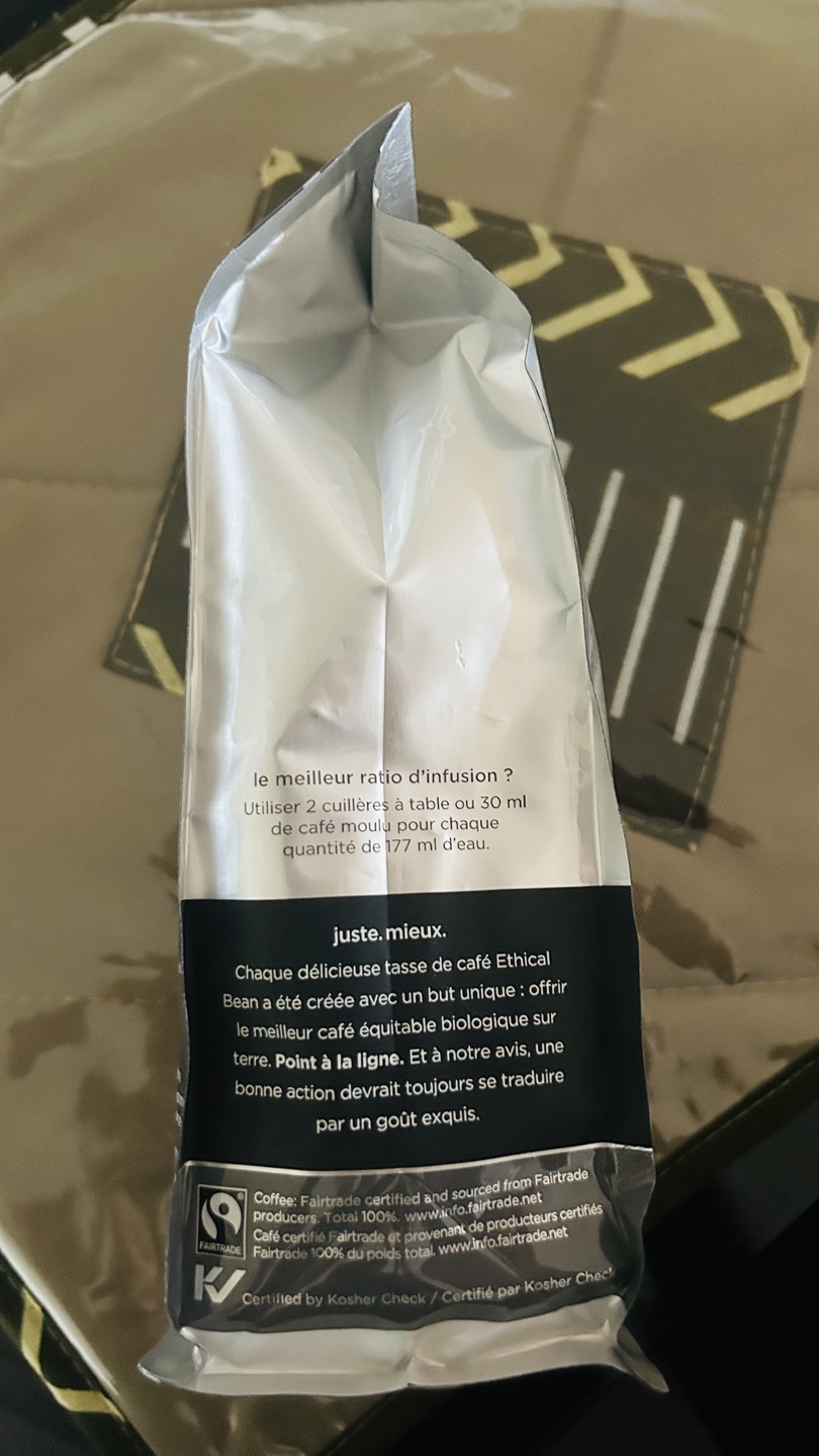 Ethical Bean Coffee Superdark Noir Profond - photo 2
