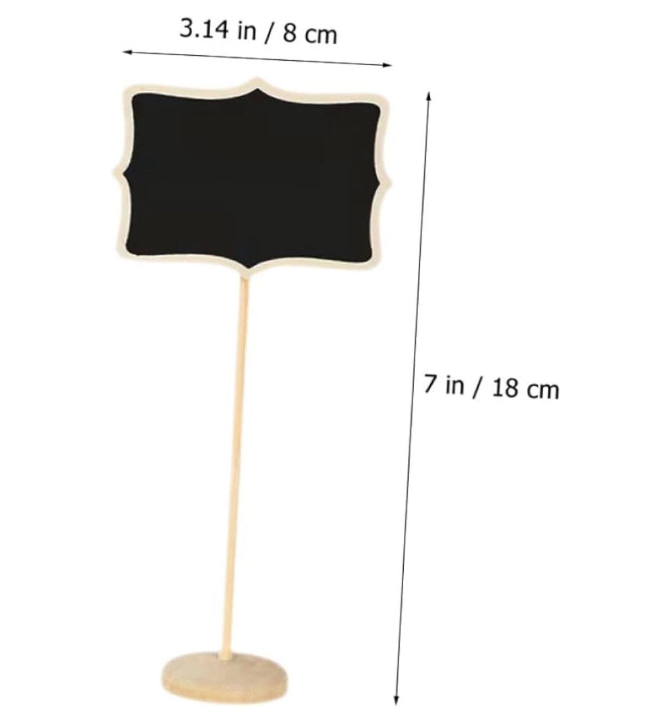 Mini Chalkboard Sign Place Card Holders - 40 pcs - photo 3
