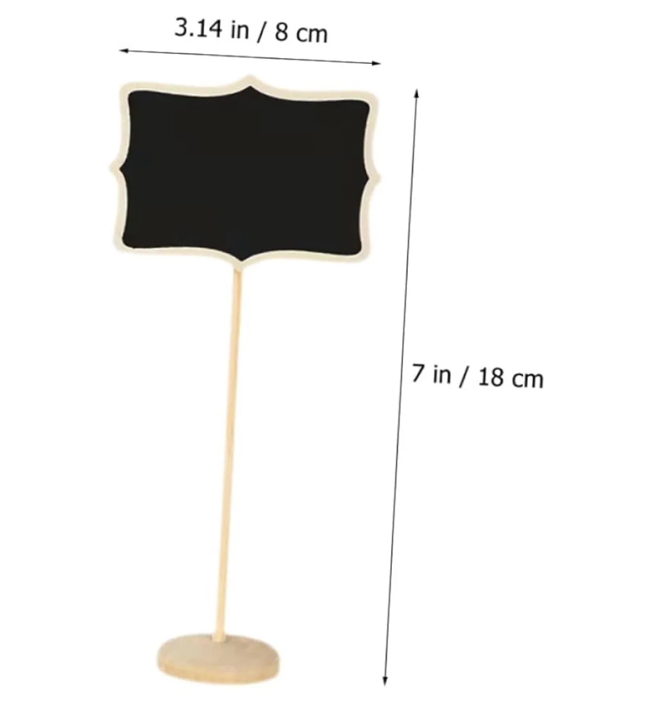 Mini Chalkboard Sign Place Card Holders - 40 pcs image indicator(3)
