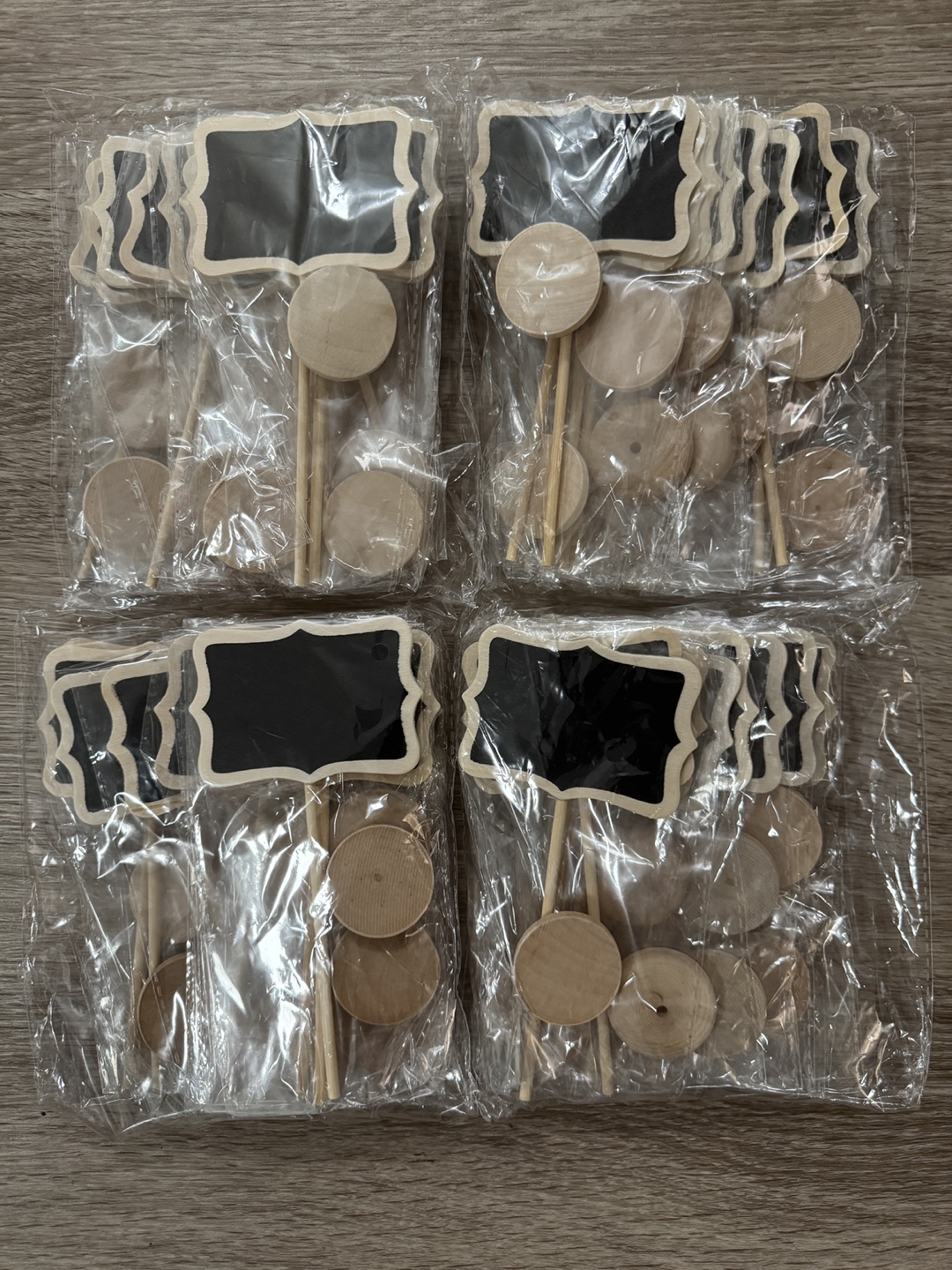 Mini Chalkboard Sign Place Card Holders - 40 pcs - photo 4