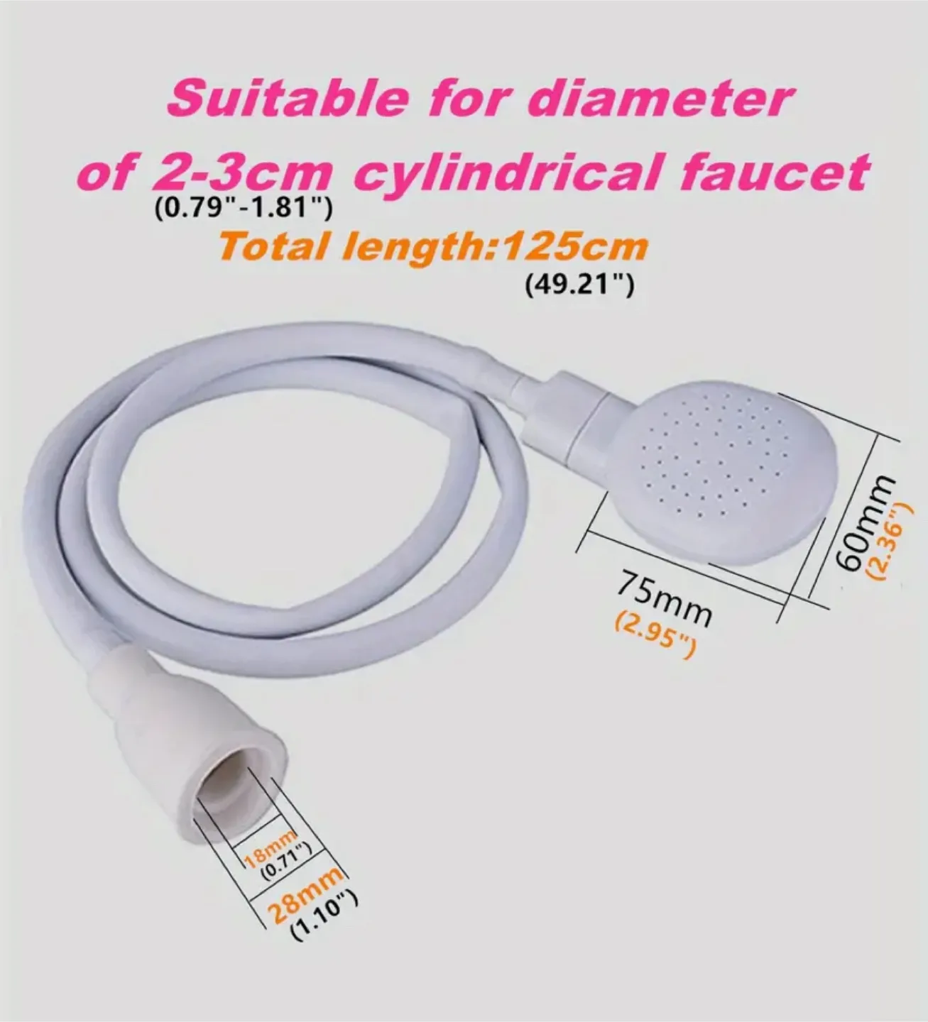 Shower Head/ Sprayer - Faucet Attachment image indicator(6)