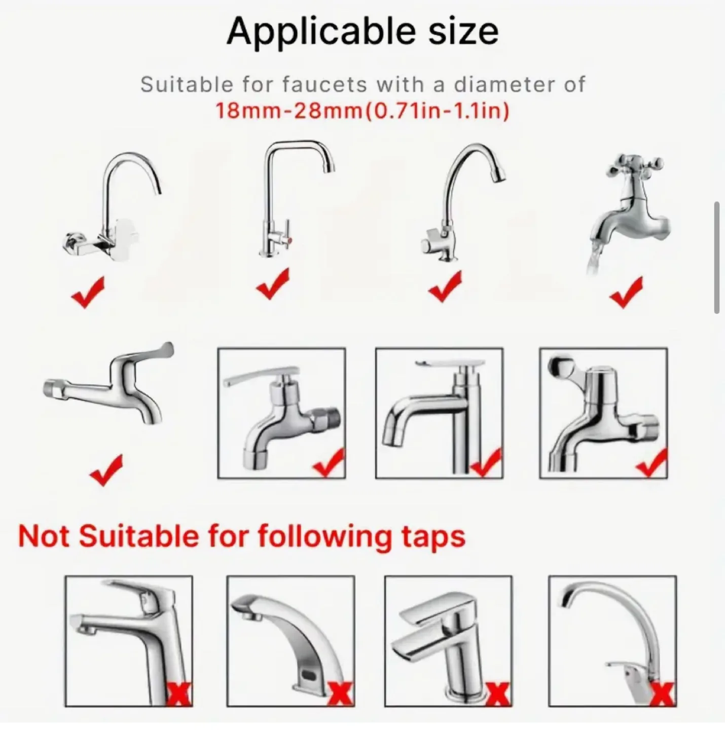 Shower Head/ Sprayer - Faucet Attachment image indicator(4)